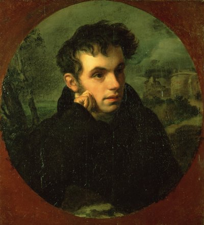 Portrait of Vassily Zhukovsky, 1816 by Orest Adamovich Kiprensky